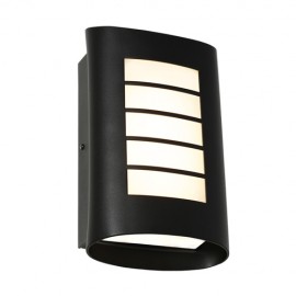 Cougar-Bicheno Exterior Led Wall Light  - Black / White / Silver